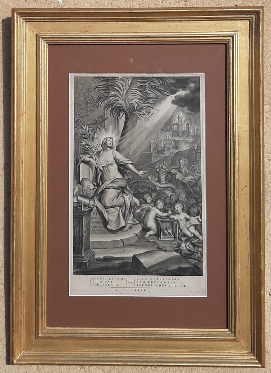 18th Century Engraving - Flavius Josephus - 1726