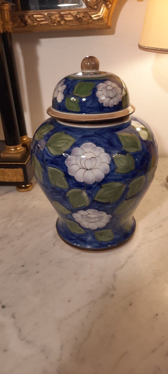 Porcelain Covered Vase-photo-2