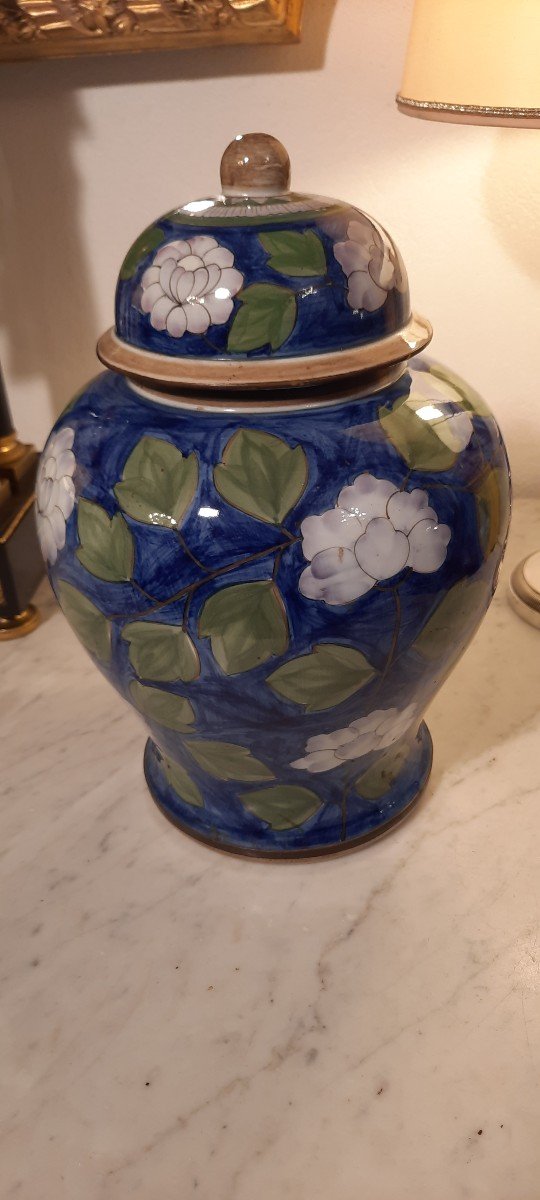 Porcelain Covered Vase-photo-3