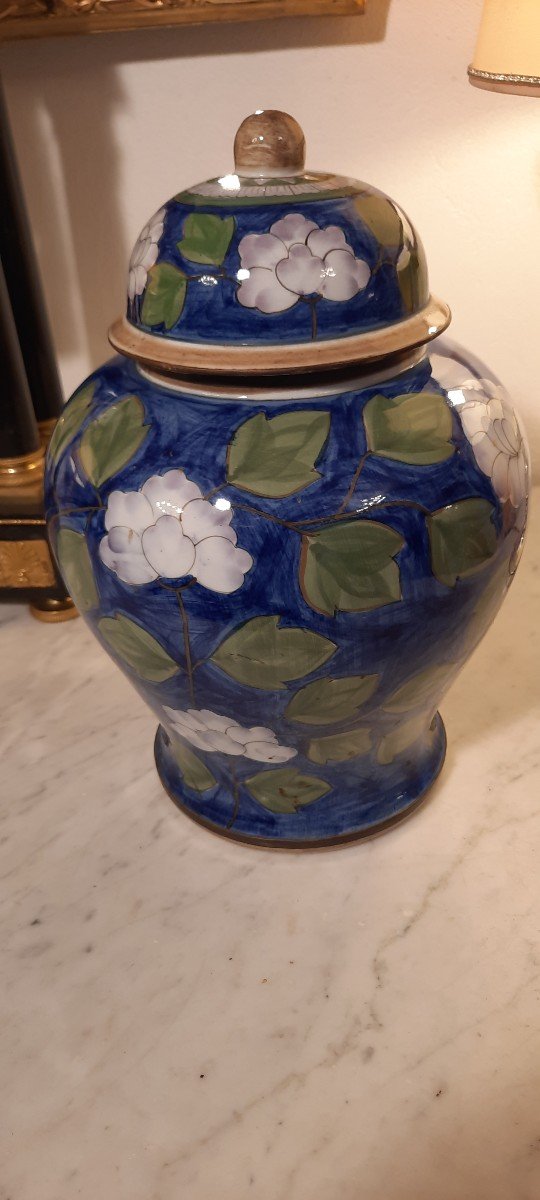 Porcelain Covered Vase-photo-4