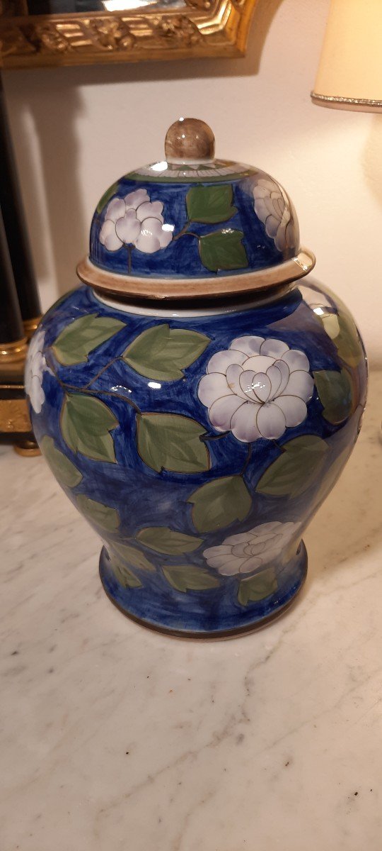 Porcelain Covered Vase-photo-1