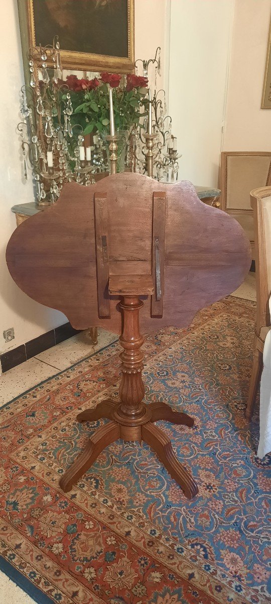 Louis Philippe Mahogany Period Pedestal Table-photo-1