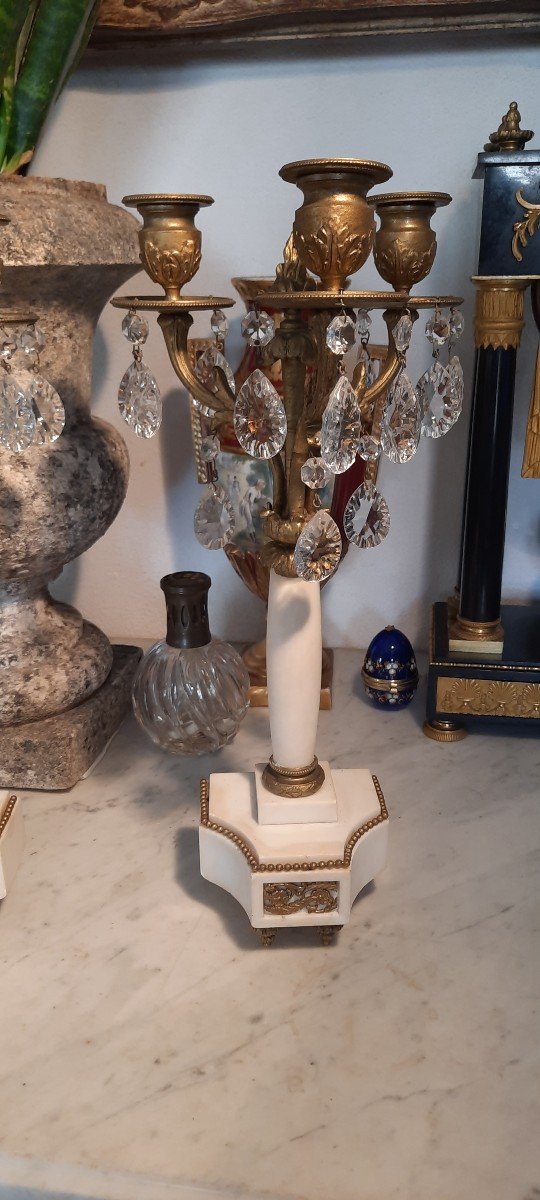 Pair Of Louis XVI Candlesticks-photo-3