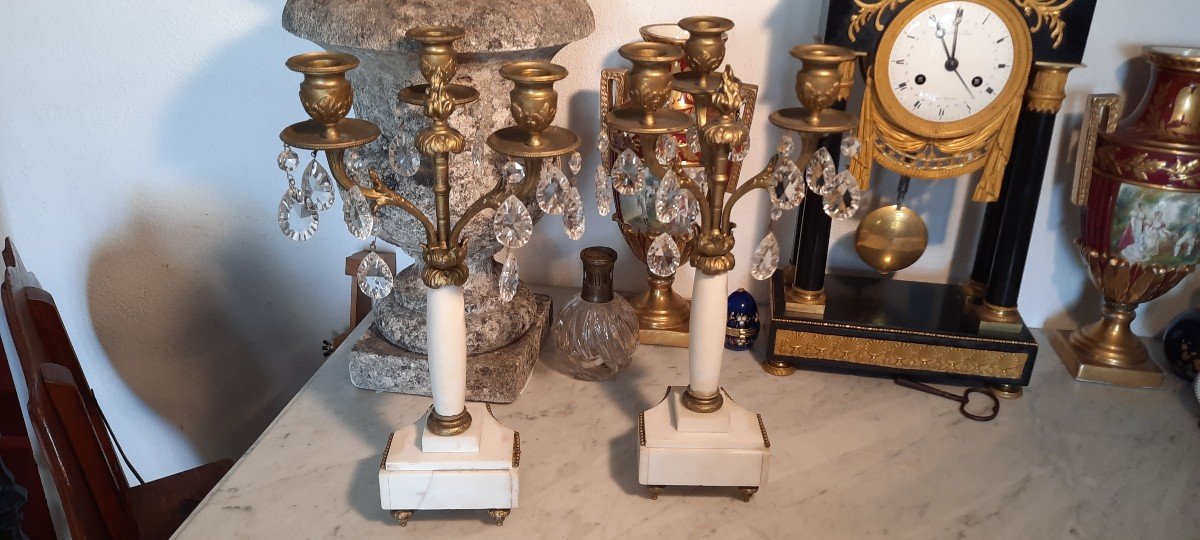 Pair Of Louis XVI Candlesticks-photo-1