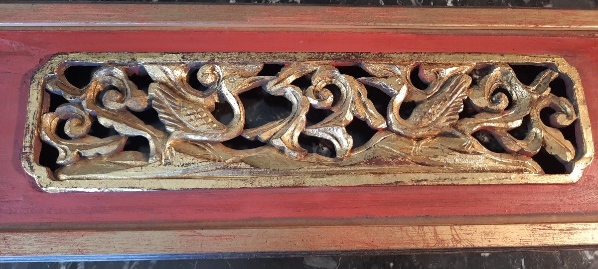 Three Carved Panels China 19th Century-photo-1