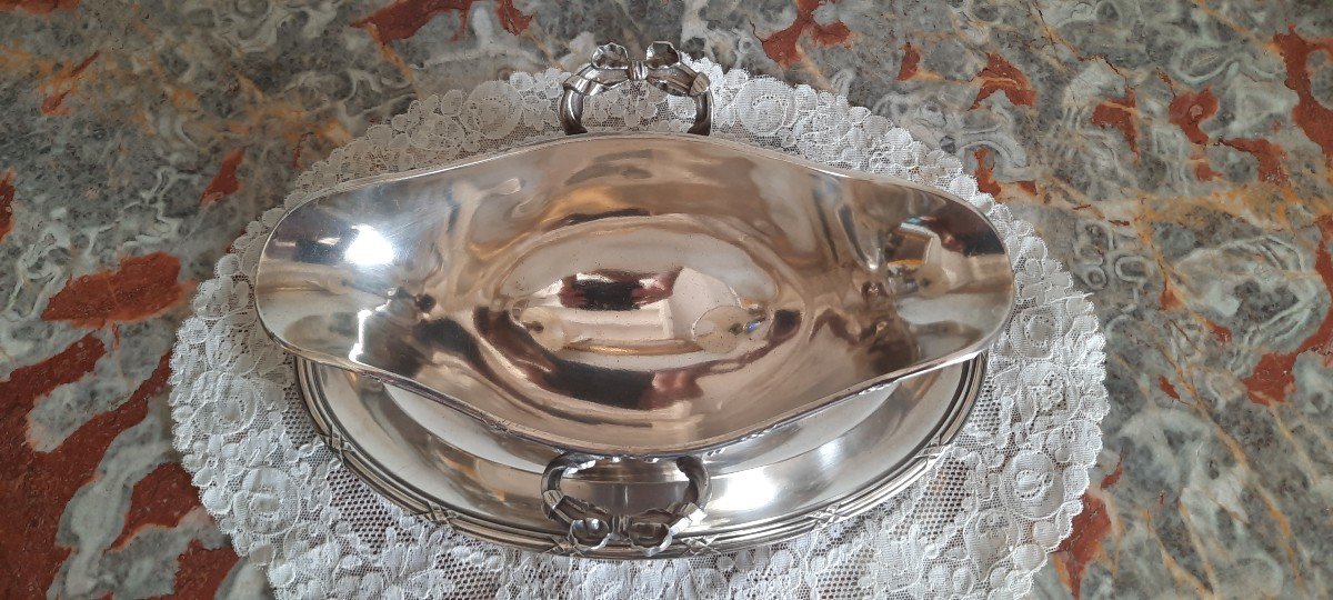 Saucière En Argent Ravinet & Cie-photo-5