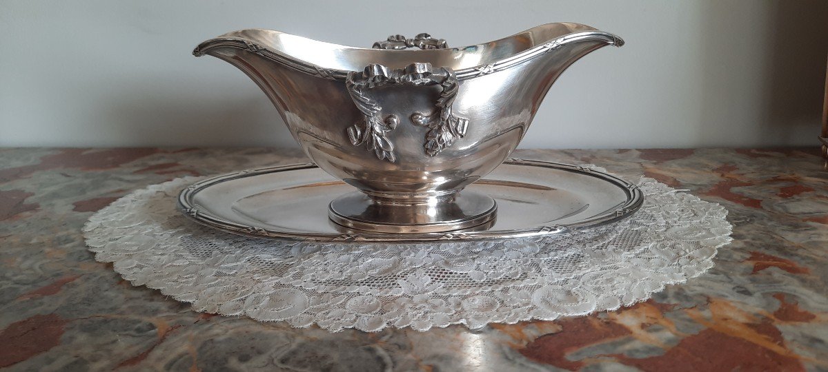 Saucière En Argent Ravinet & Cie