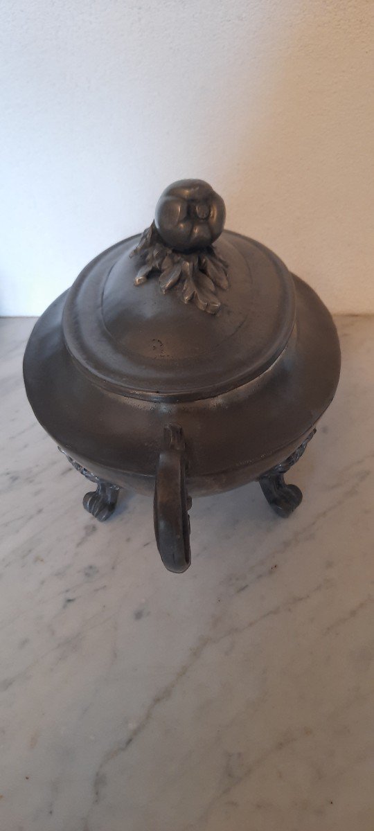 Pewter Soup Tureen From Paris-photo-3