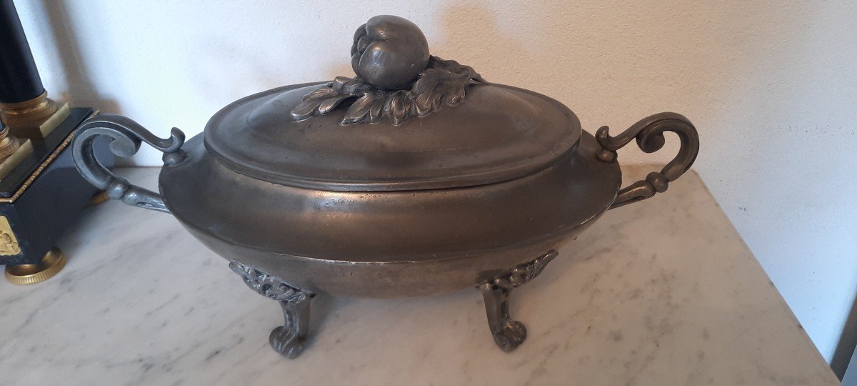 Pewter Soup Tureen From Paris-photo-1