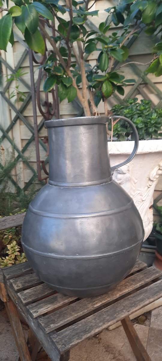 Important Pewter Jug -photo-7