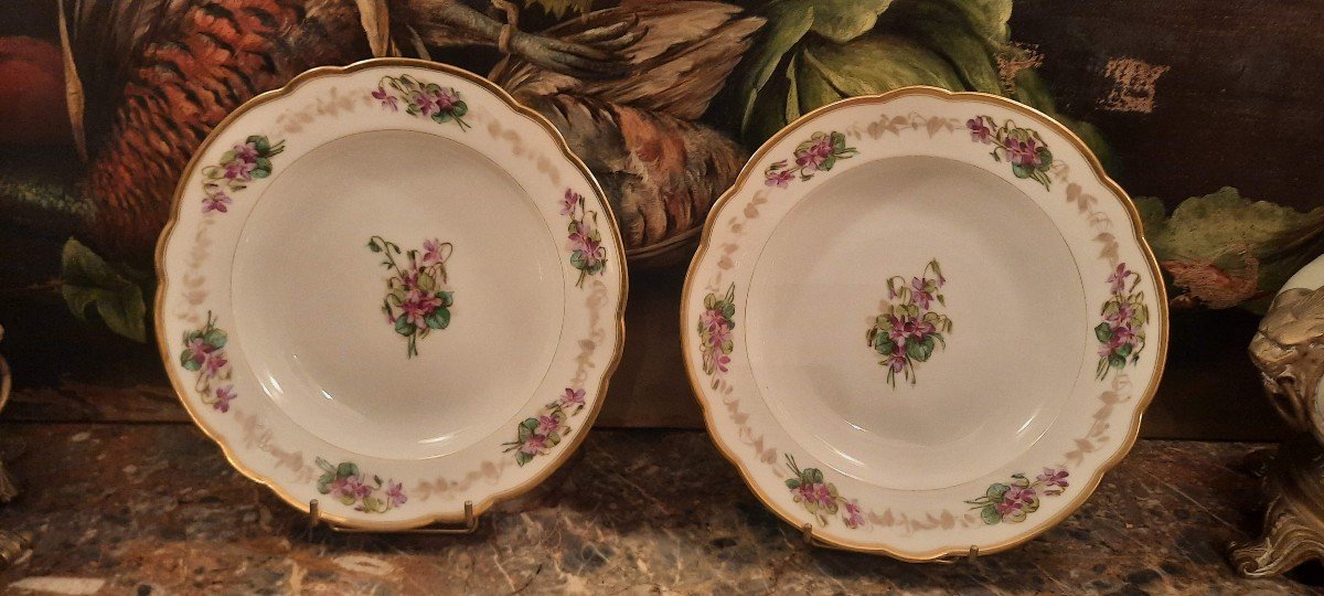 Pair Of 19th Century Paris Porcelain Plates