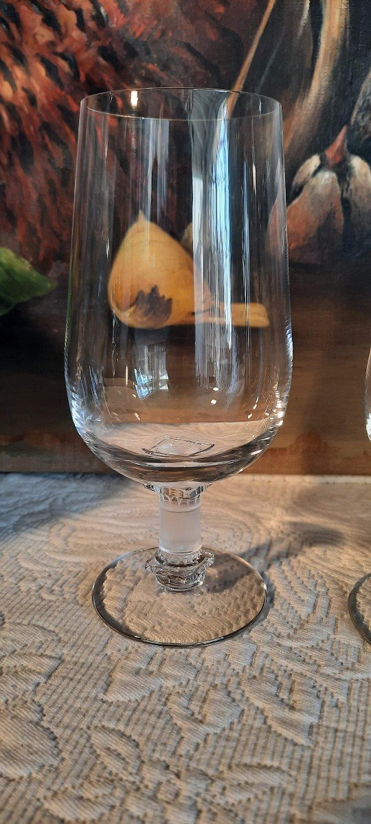 Deux Verres Lalique Modèle Murat-photo-3