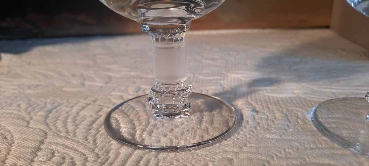 Deux Verres Lalique Modèle Murat-photo-1