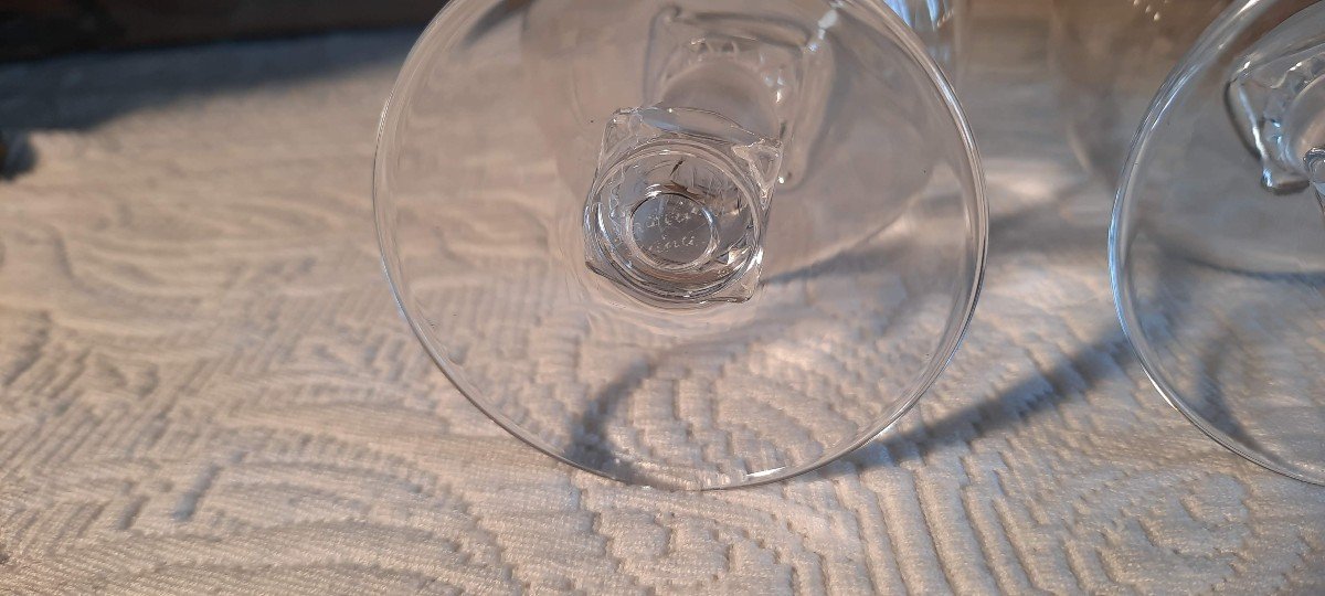 Deux Verres Lalique Modèle Murat-photo-2