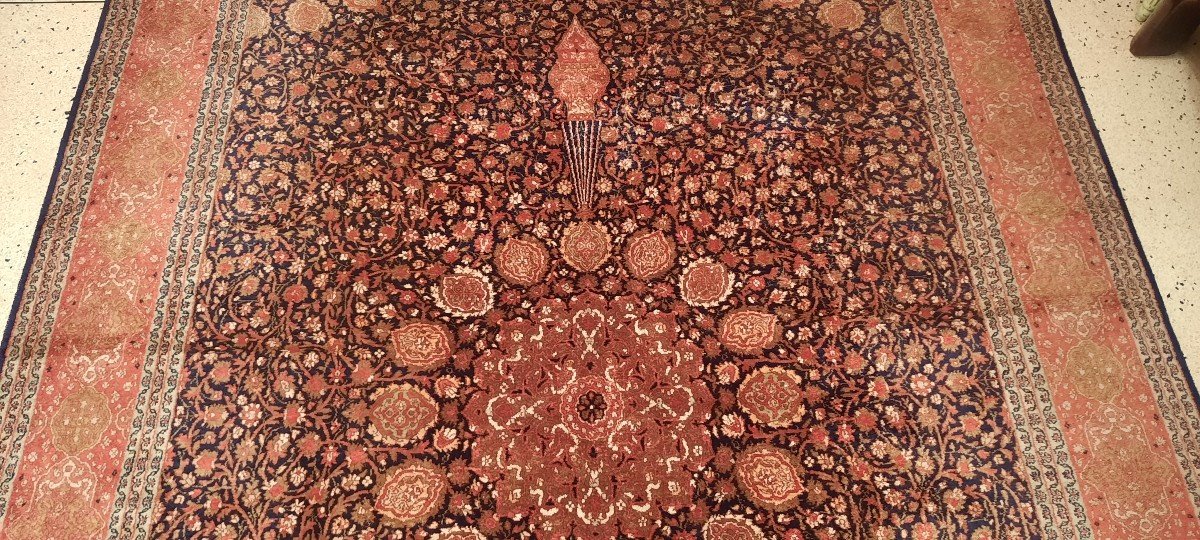 Tapis Tabriz Soie-photo-4