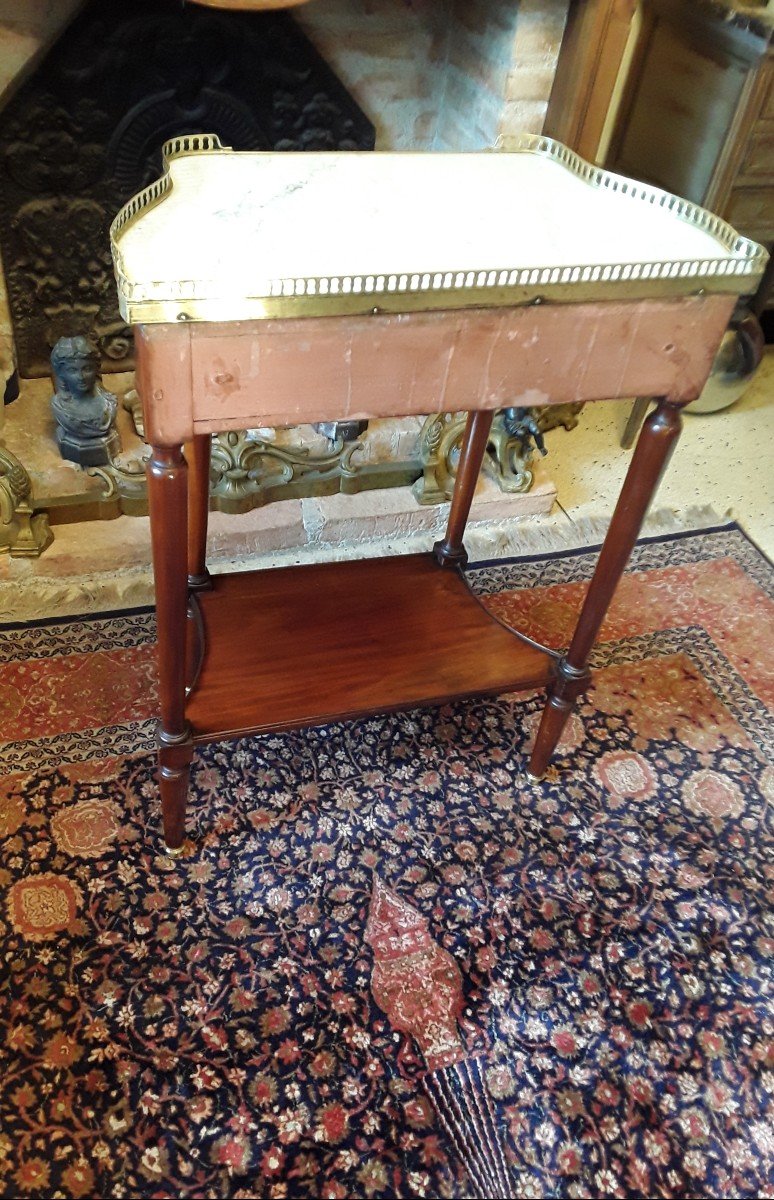 Louis XVI Period Mahogany Console-photo-5