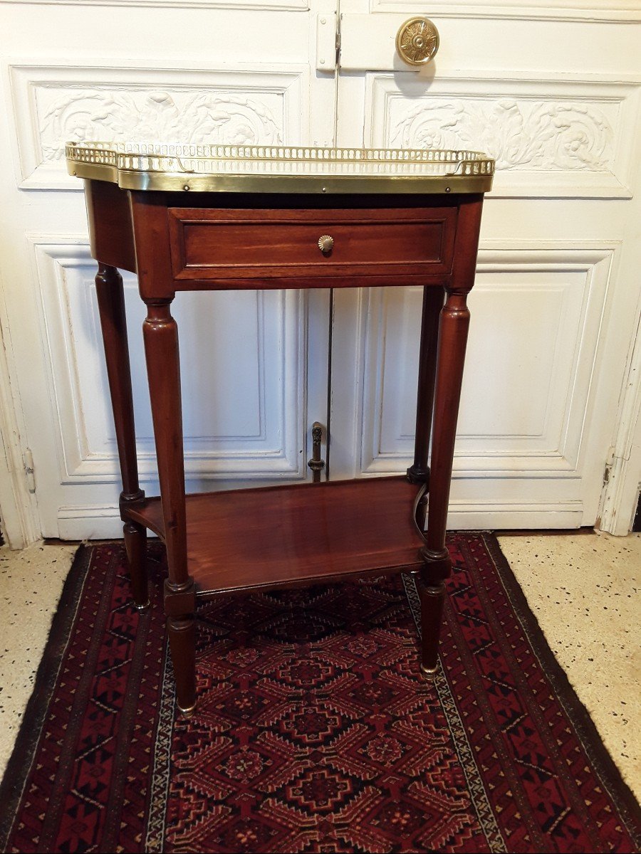 Louis XVI Period Mahogany Console-photo-6