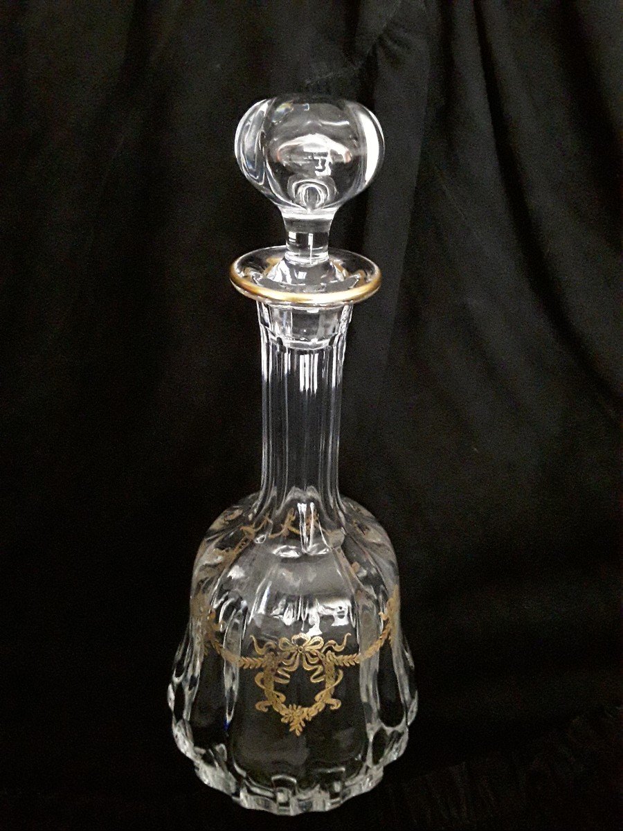 Louis XVI Style Carafe Saint Louis Crystal-photo-2