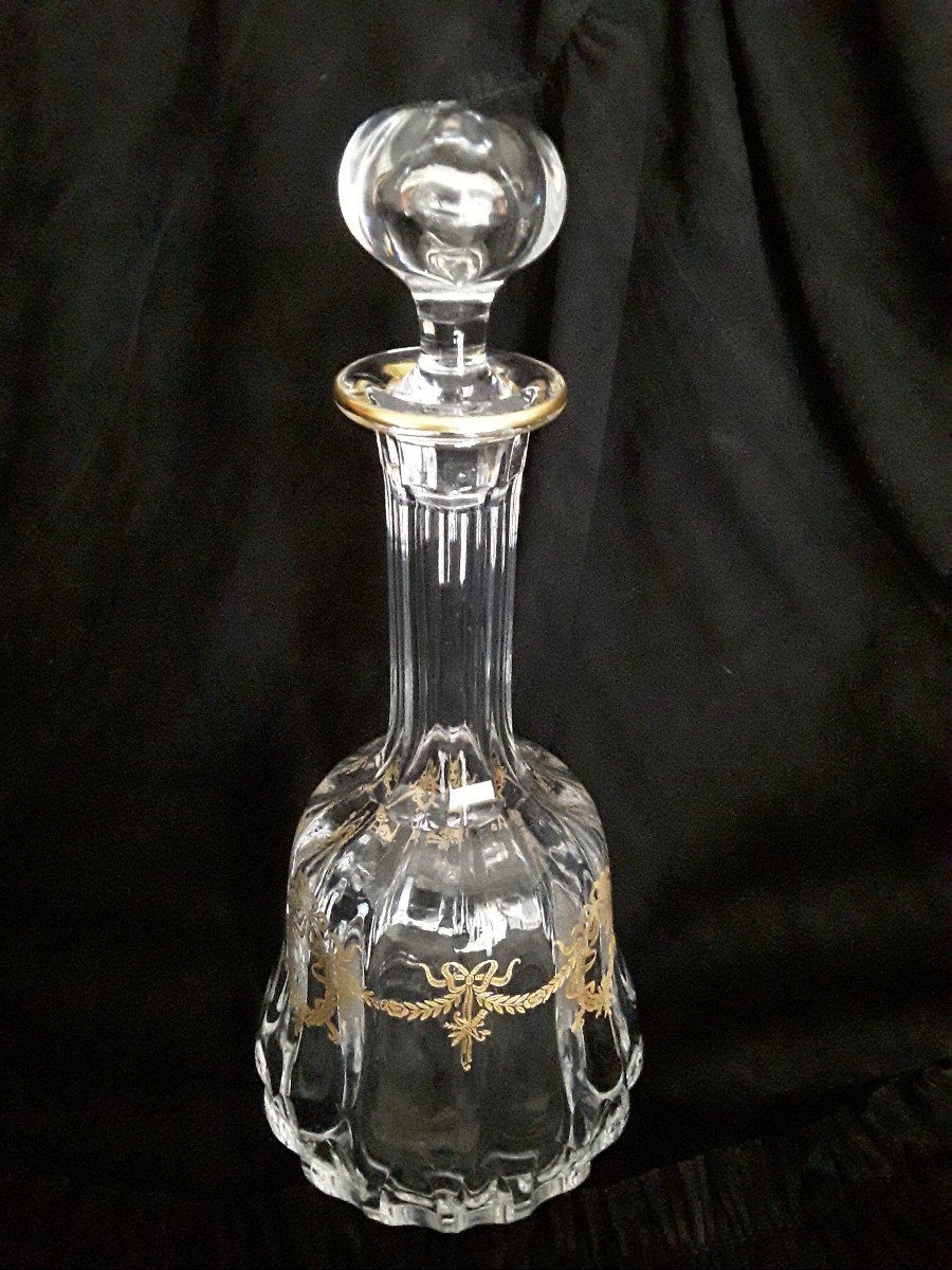 Louis XVI Style Carafe Saint Louis Crystal-photo-3