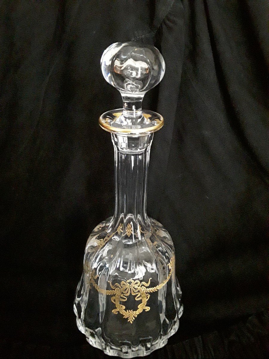 Louis XVI Style Carafe Saint Louis Crystal-photo-4