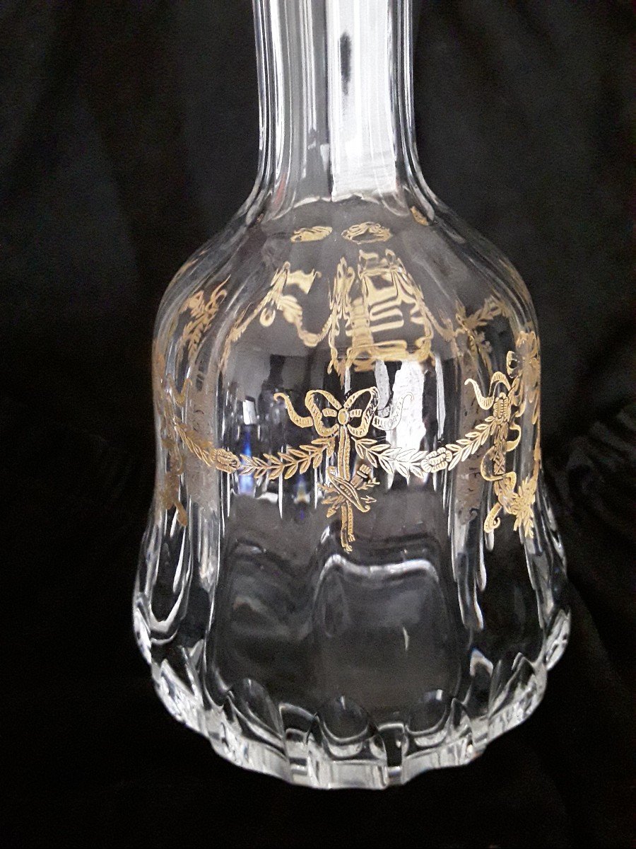 Louis XVI Style Carafe Saint Louis Crystal-photo-2