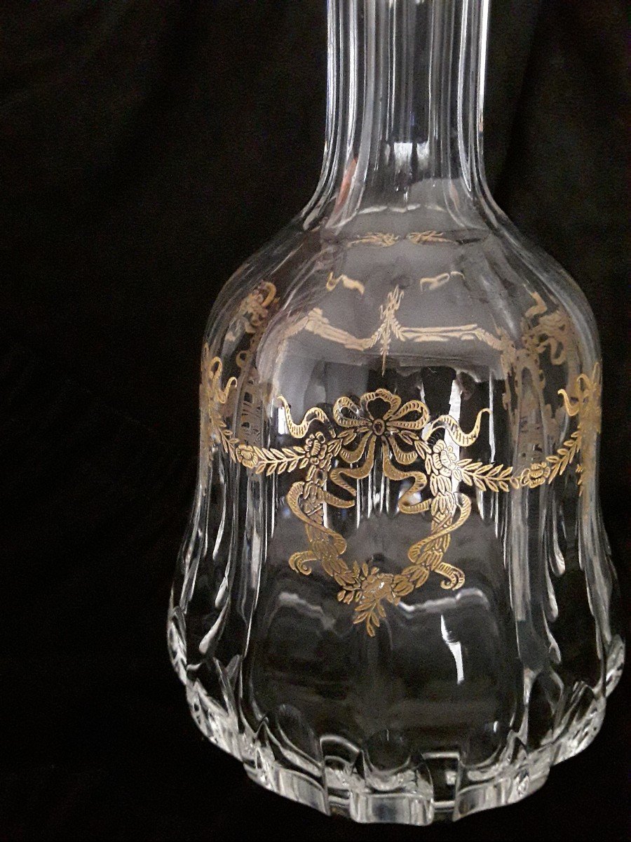 Louis XVI Style Carafe Saint Louis Crystal-photo-3