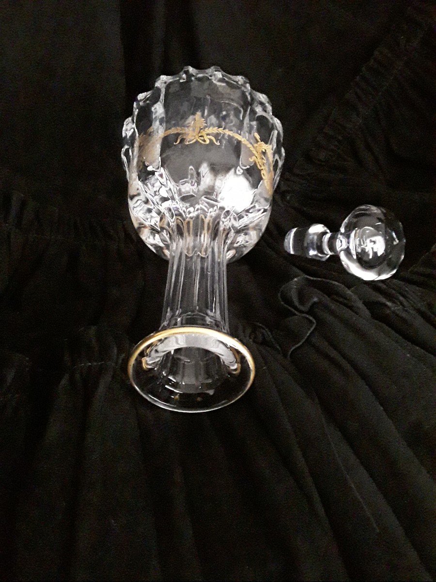 Louis XVI Style Carafe Saint Louis Crystal-photo-5