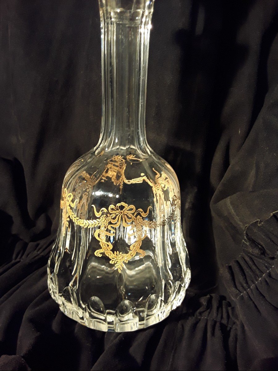 Louis XVI Style Carafe Saint Louis Crystal-photo-7