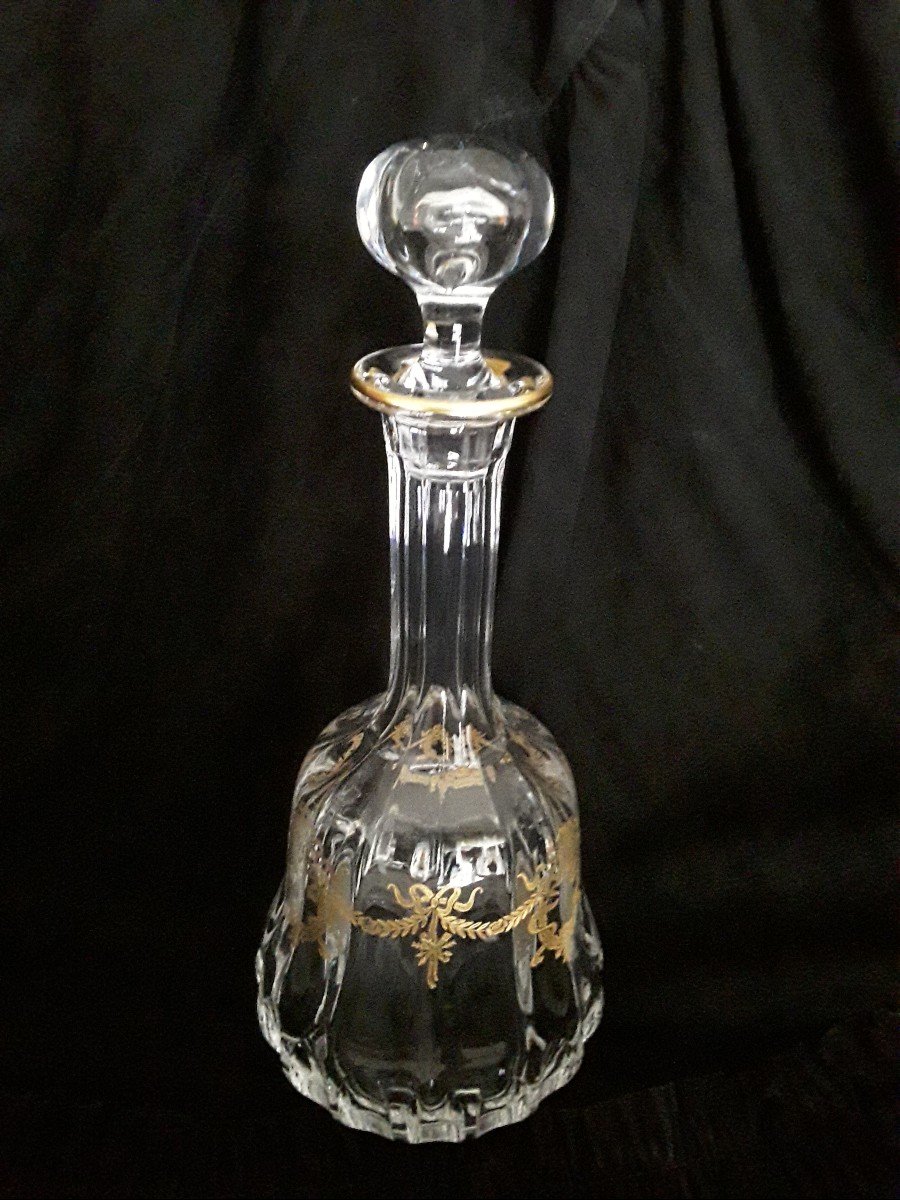 Louis XVI Style Carafe Saint Louis Crystal