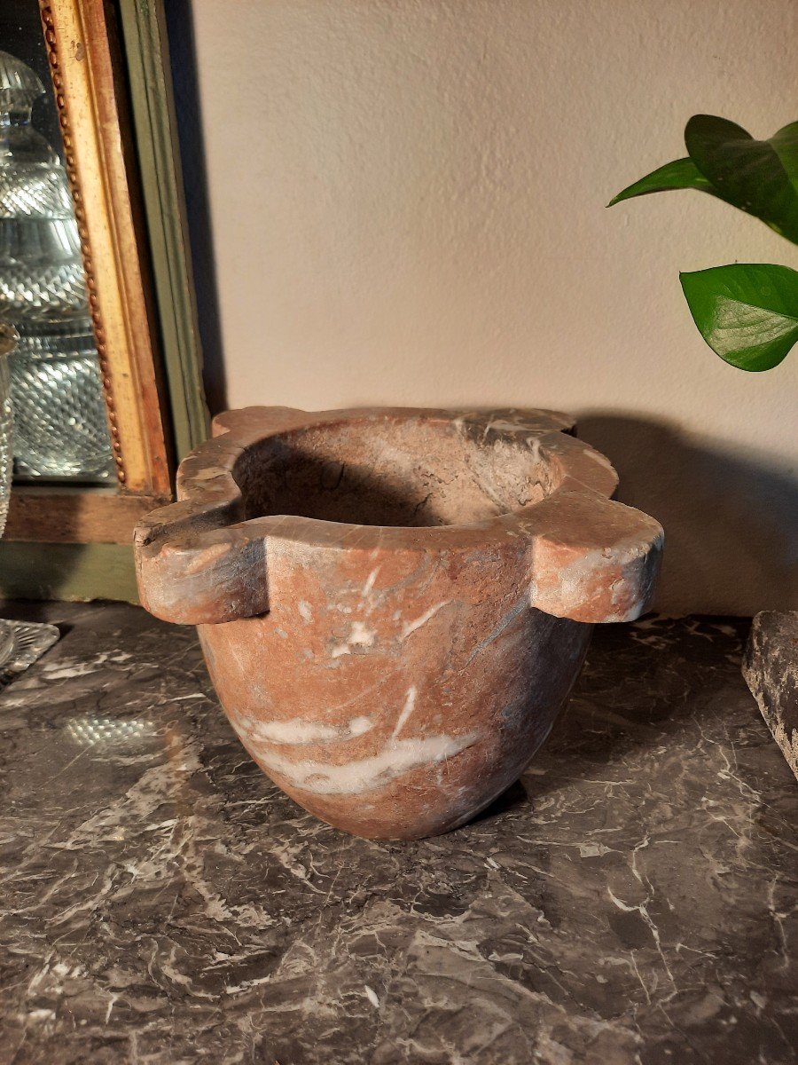 18th Century Apothecary Marble Mortar-photo-2