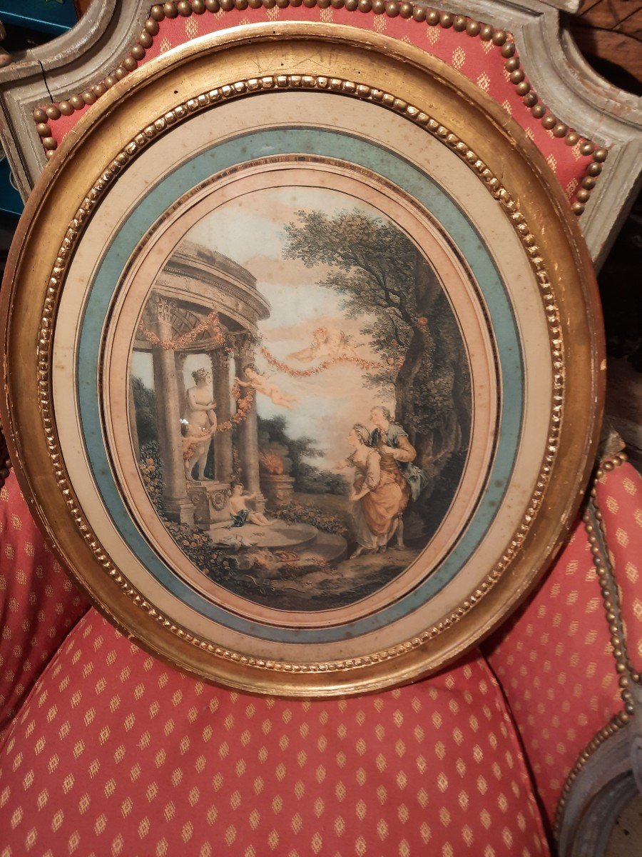 Pair Of Louis XVI Engravings-photo-3