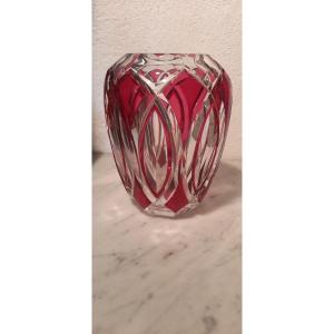 Val Saint Lambert Crystal Vase