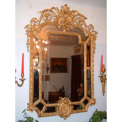 Mirror Parclose Louis XVI Style Era XIX Century