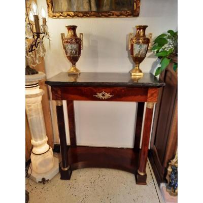 Mahogany Console Empire Period