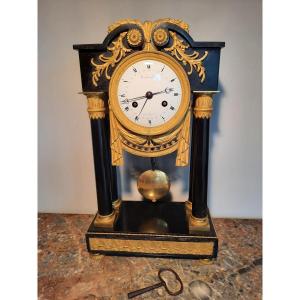 Louis XVI Style Portico Clock