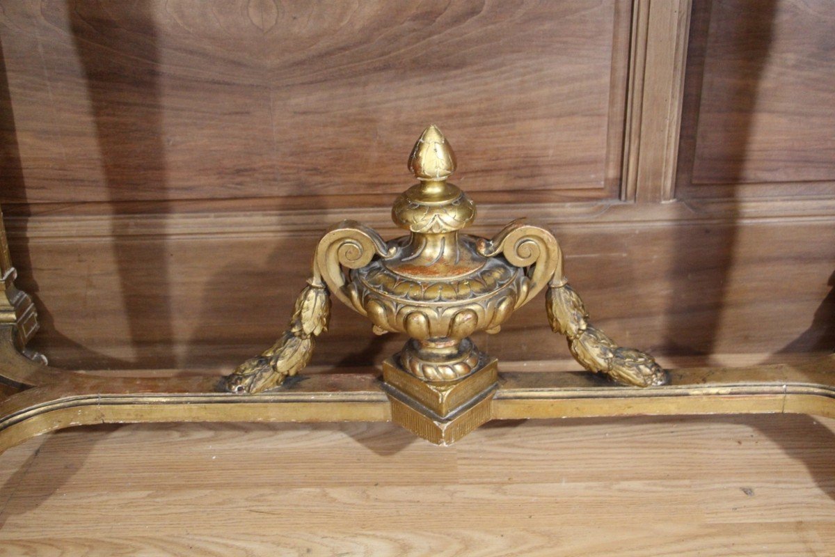 19th Century Gilded Wood Planter -photo-4