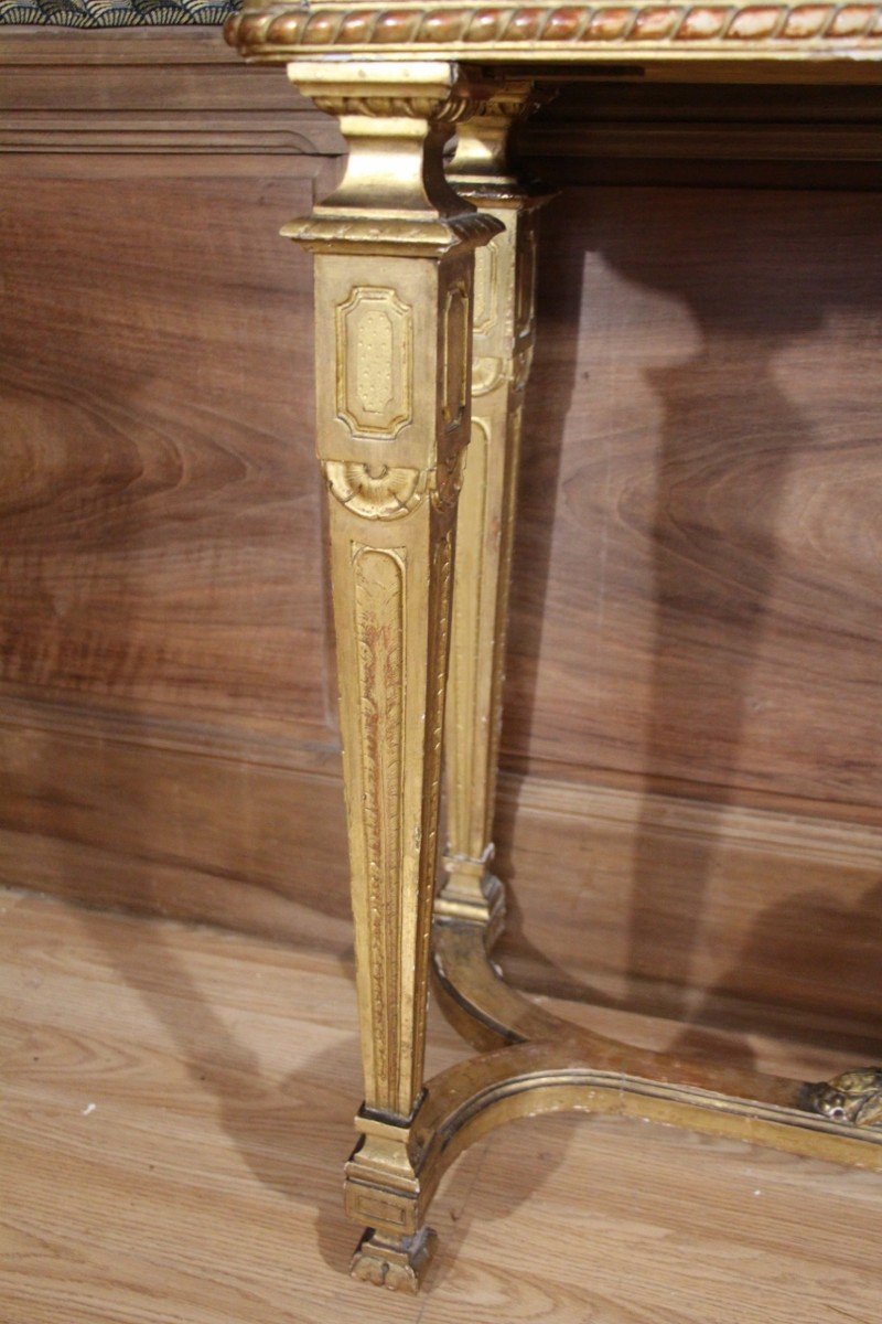 19th Century Gilded Wood Planter -photo-1