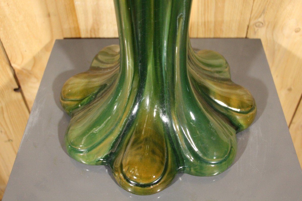 Grand Vase Art Nouveau De Jérôme Massier -photo-2