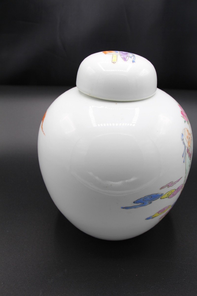 Vase Pot A Gingembre En Porcelaine De Chine Période République-photo-1