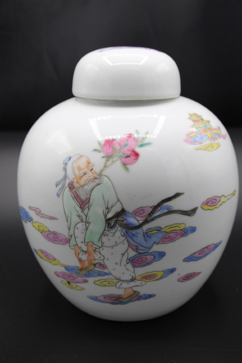 Chinese Porcelain Ginger Jar Vase Republic Period