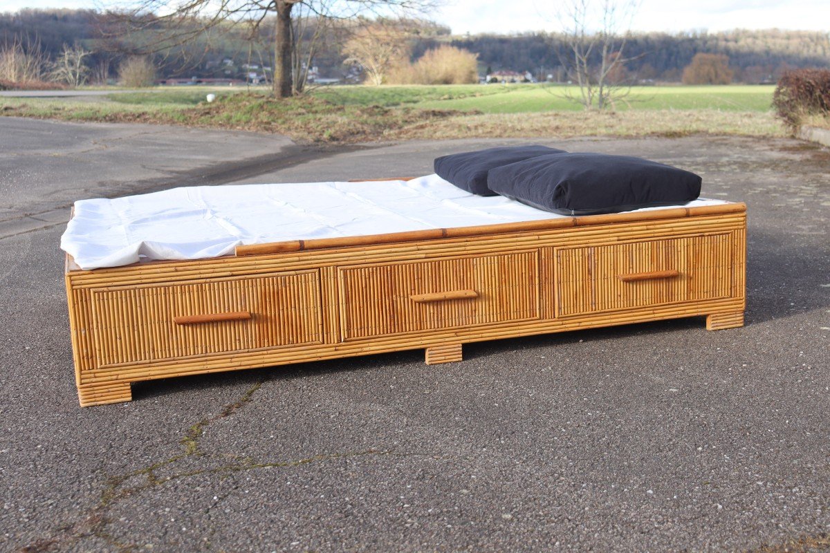 Vivai Del Sud Rattan Bed-photo-2