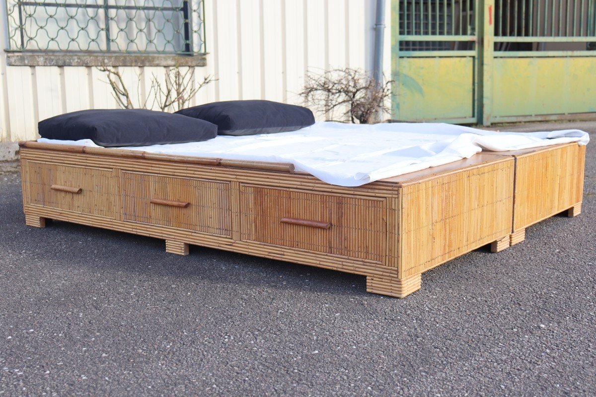 Vivai Del Sud Rattan Bed-photo-2