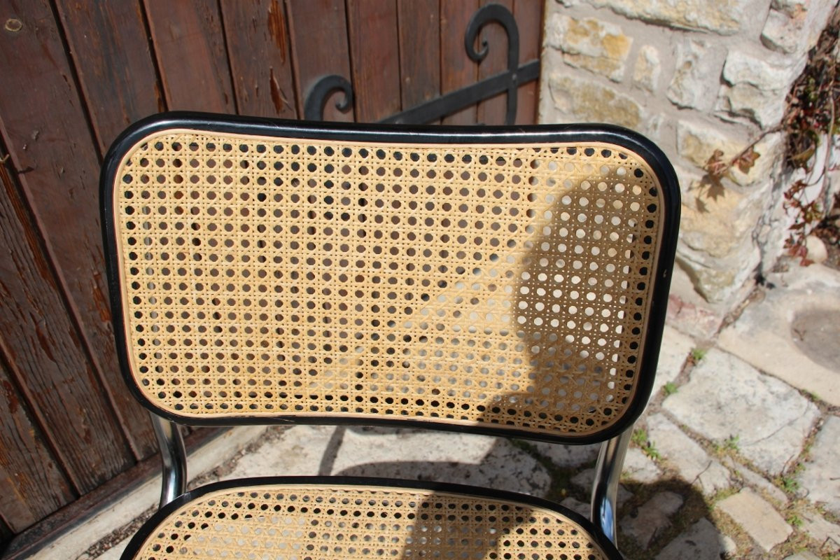Set Of 6 B32 Dining Chairs By Marcel Breuer-photo-2