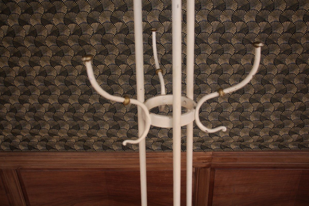 Coat Rack In Cast Iron Late Nineteenth From Bar Restaurant-photo-3