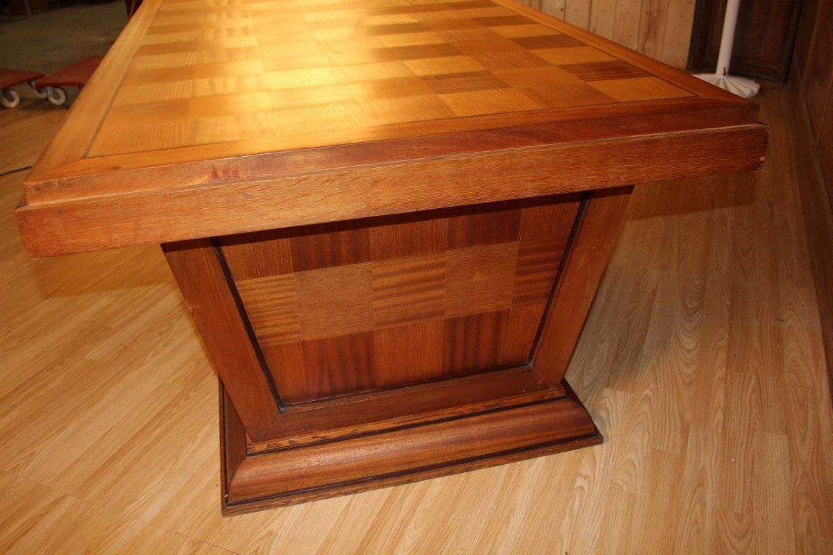 Art Deco Checkered Dining Table-photo-1