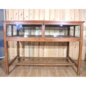 Antique Pine Shop Window/display