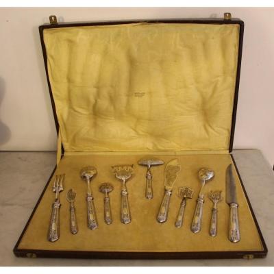 Large Service Set In Sterling Silver