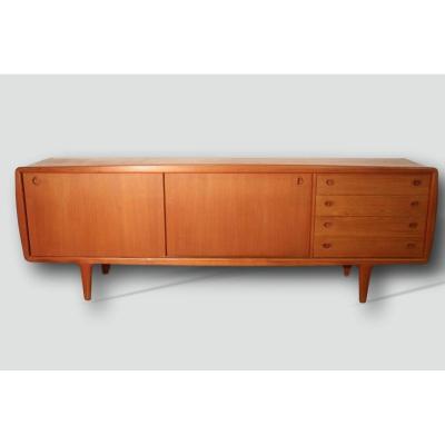 Large Danish Sideboard By Hp Hansen