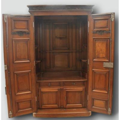 Importante Armoire De Présentation De Chateau ,époque Régence XVIIIeme 