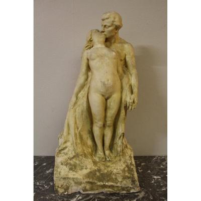 Large Preparatory Workshop Sculpture By Alfred Finot For The 